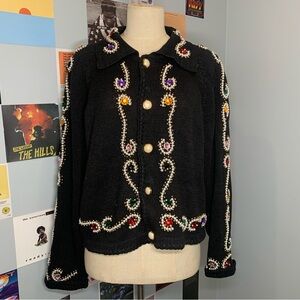 Vintage Cropped Sweater for Christmas Winter Holiday from the 90s